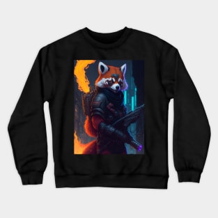 Flame-Forged Paws Crewneck Sweatshirt